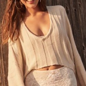 Urban Outfitters Ribbed Cropped Sweater